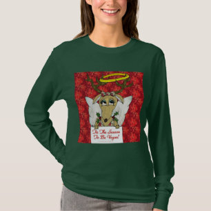 T-shirt Reindeer Angel C'est la saison d'être Vegan