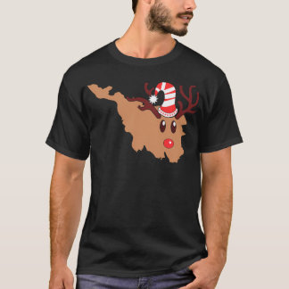 T-shirt Reindeer Brême Noël Reindeer Antlers