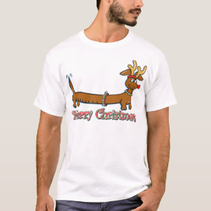 T-shirt Reindeer Christmas Doxie