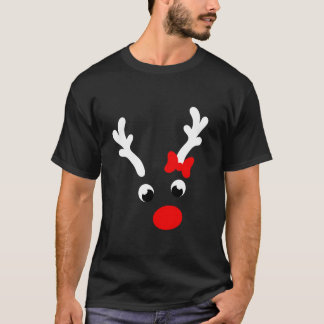 T-shirt Reindeer Xmas Matching Family Group Christmas Part