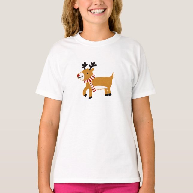 T-shirt Reinder de Noël (Devant)