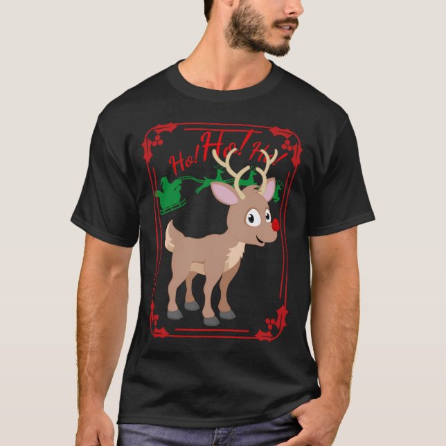 T-shirt Reinder de Noël (Devant)
