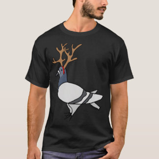 T-shirt Reinder de Noël Fred Le Pigeon