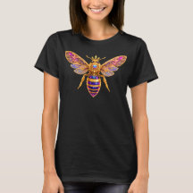 Reine Abeille Avec Couronne