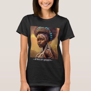 T-shirt Reine africaine—