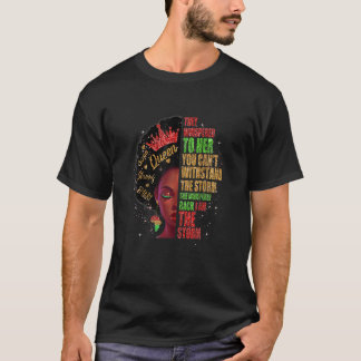 T-shirt Reine Afro Mélanine Histoire des Noires Mois de l'