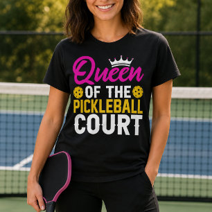 T-shirt Reine amusante du court de Pickleball