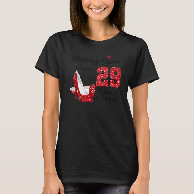T-shirt Reine Anniversaire Chapitre 29 Fabuleux et béni po (Devant)
