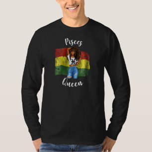 T-shirt Reine bolivienne des Poissons Vibes Barbade Zodiaq
