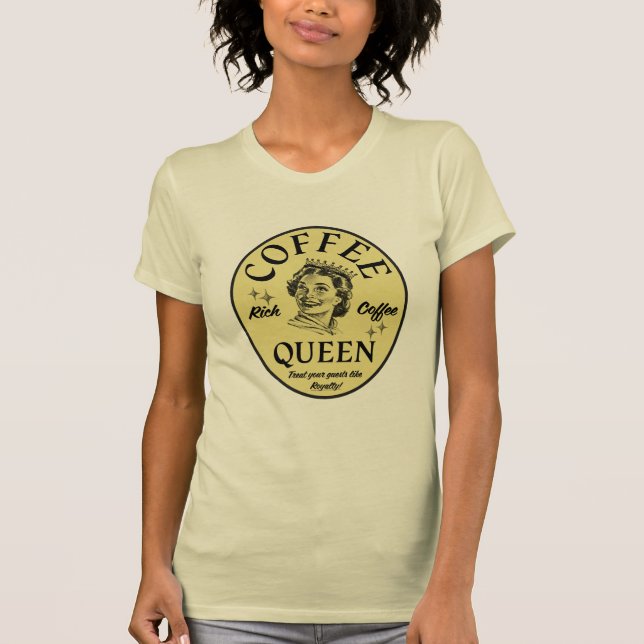 T-shirt Reine Café (Devant)