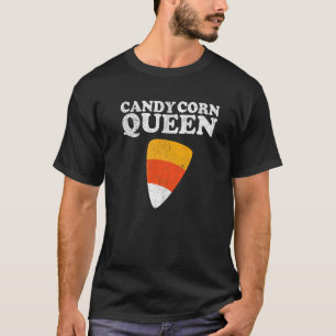 T-shirt Reine Candy Corn Halloween Rétro 80's 70's Costume