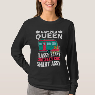T-shirt Reine Caravane Classy Sassy Et Intelligent Assy Ra