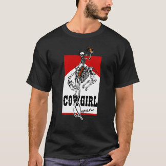 T-shirt Reine Cowgirl Rodeo Western Country Sud Cowgi