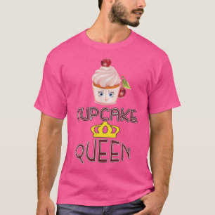 T-shirt Reine Cupcake, Cuisine, Cuisine Lover Darks