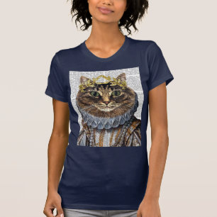 T-shirt Reine de chat