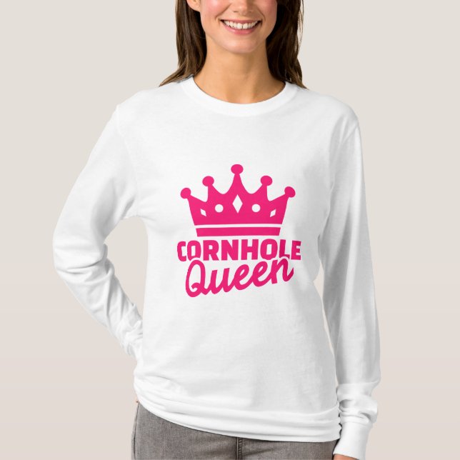 T-shirt Reine de Cornhole (Devant)