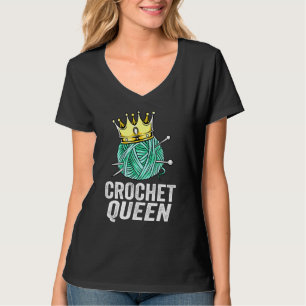 T-shirt Reine de crochet au crochet