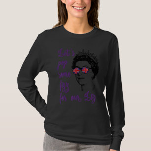 T-shirt Reine de Jubilé de Platine & Union Jack Faites sau