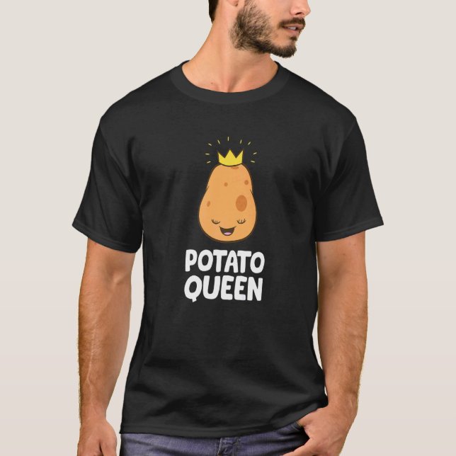 T-shirt Reine de la pomme de terre (Devant)