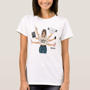 T-shirt Reine de l'artisanat élégant, Marque