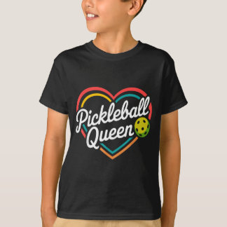T-shirt Reine de pickleball