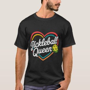 T-shirt Reine de pickleball