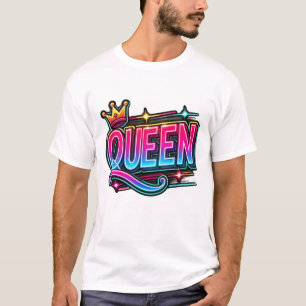 T-shirt Reine de tout