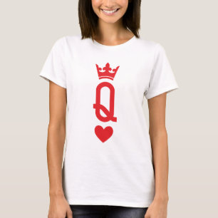 T-shirt Reine des cartes