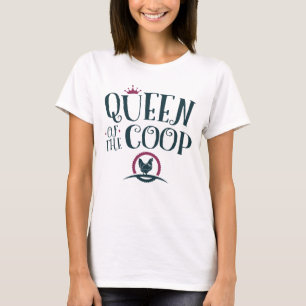 T-shirt Reine des femmes de l'éleveur de poulets de la côt