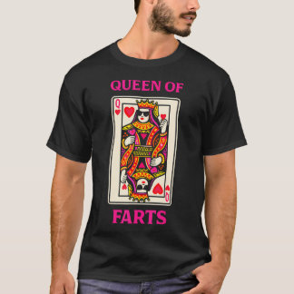 T-shirt Reine Des Pets Carte À Jouer De Poker Drôle