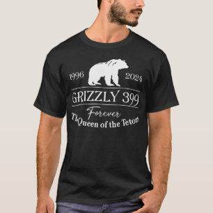 T-shirt Reine Des Tétons Grizzly 399 Ours Du Parc National