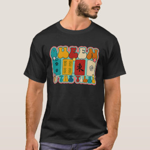 T-shirt Reine Des Tiles Mahjong Mahjong Joueur chinois