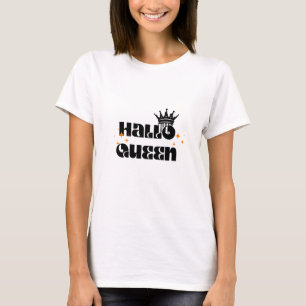 T-shirt Reine d'Halloween, reine d'Halloween rétro, art d'