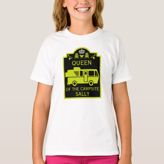 T-shirt Reine Du Camping (Devant)
