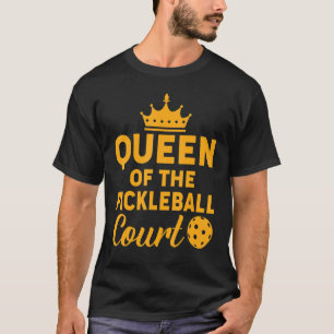 T-shirt Reine Du Court De Pickleball Fille Mignonne De Pic