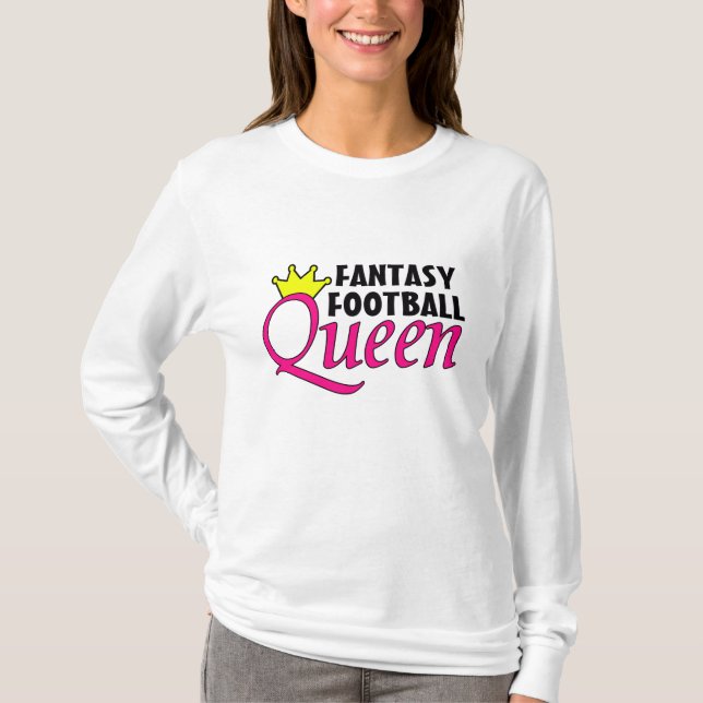 T-shirt Reine du football d'imaginaire (Devant)