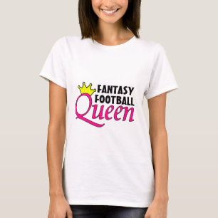 T-shirt Reine du football d'imaginaire pour la chemise