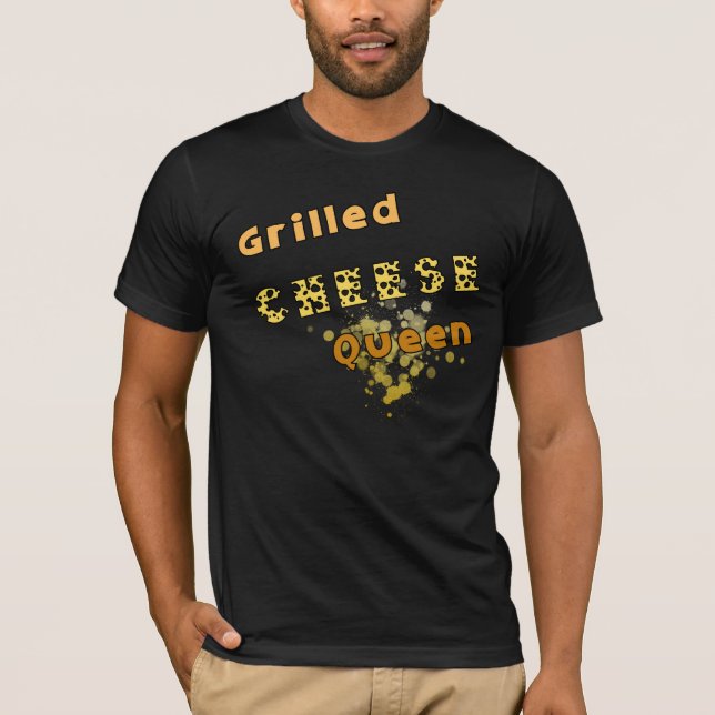 T-shirt Reine du fromage grillé (Devant)