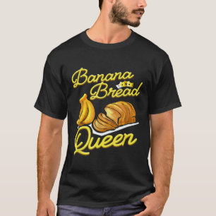 T-shirt Reine du pain de banane boulanger végane