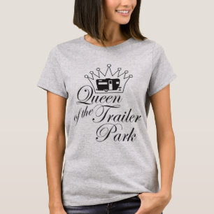 T-shirt Reine du terrain de caravaning