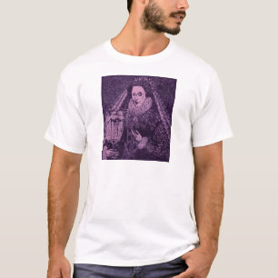 T-shirt Reine Elizabeth I en lavande