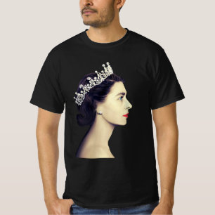 T-shirt " Reine Elizabeth II - La Jeune Reine Jigsaw Puzz