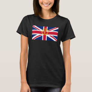 T-shirt Reine Elizabeth II Majesté de la Couronne britanni
