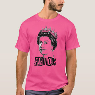 T-shirt Reine elizabeth t - Fabelle reine aux hommes, femm