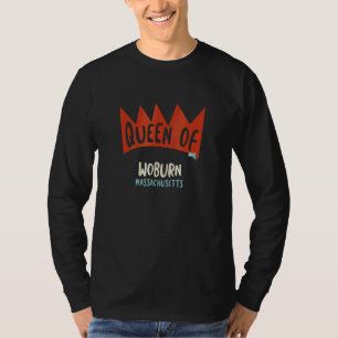 T-shirt Reine féminine de Woburn Massachusetts Filles MA