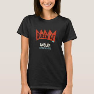 T-shirt Reine féminine de Woburn Massachusetts Filles MA