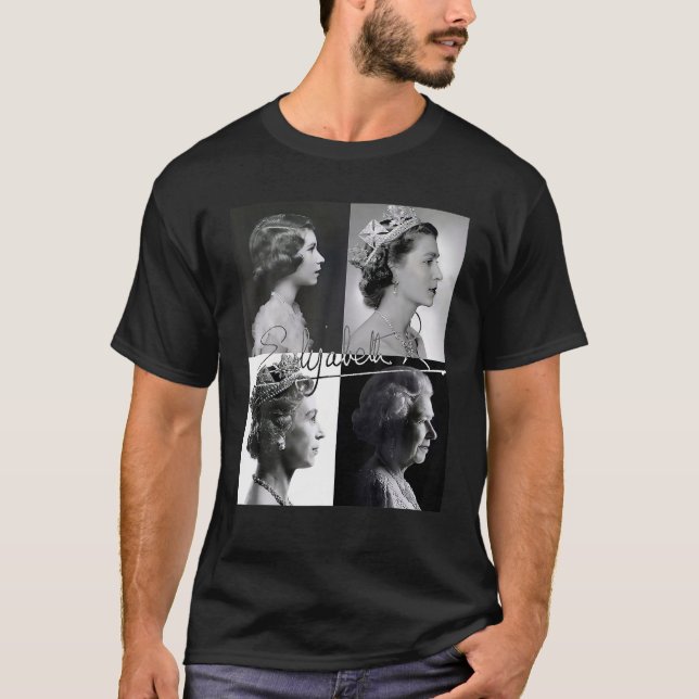 T-shirt Reine II - Elizabeth Angleterre - Reine d'Angleter (Devant)