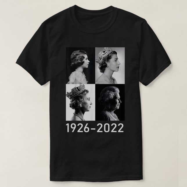 T-shirt Reine II - Elizabeth England - Reine d'Angleterre  (Design devant)