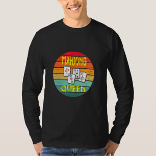T-shirt Reine Mahjong Amusement Jeu Chinois Juif Point Int