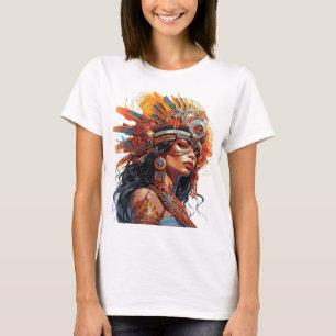 T-shirt Reine Majestic Aztèque